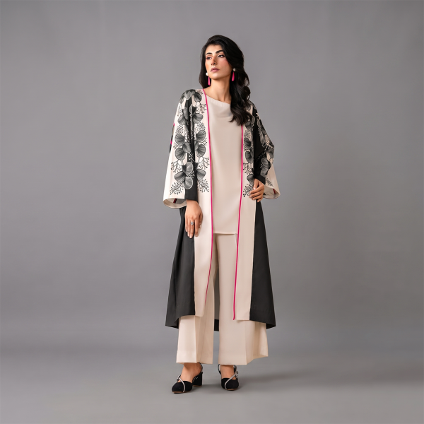 Noir Bloom Open Co-Ord Set
