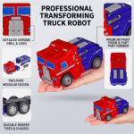 Car Toy Boy Simulation Truck Robot Children's Educational Manual Transforming Robot Children's Toy Car