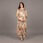 Floral Embroidered Tunic and Dupatta Set