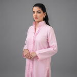Blush Elegance Solid 2-Piece Co-Ord Set