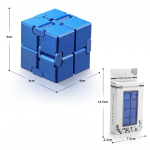 Unlimited Rubik's Cube Varied Decompression Artifact Adult Decompression Metal Alloy Cube Finger Toy