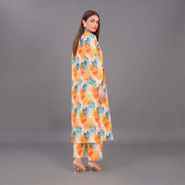 Autumn Bloom Printed Kurta Set