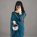 Teal Grace Saree