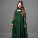 Emerald Serenity Flared Suit