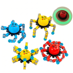 Luminous Fingertip Deformation Gyro Toy Children's Finger Rotation Decompression and Turn Music Kindergarten Children's Gift