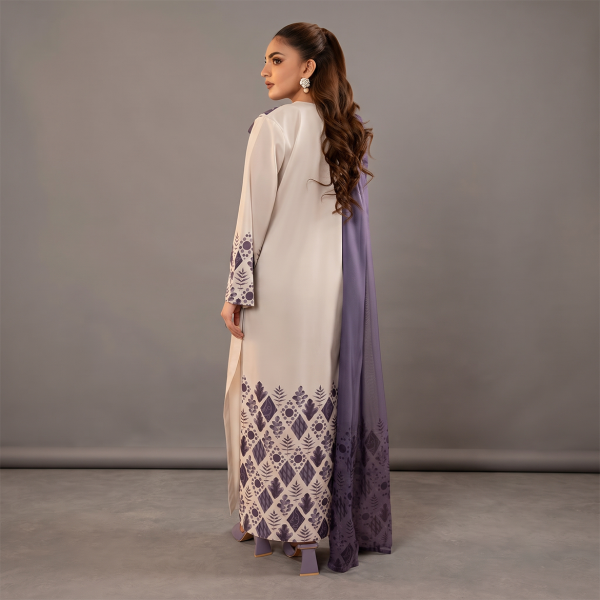 Lavender Royale Printed Suit
