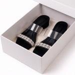 Transparent Block Heels Sandals for Womens