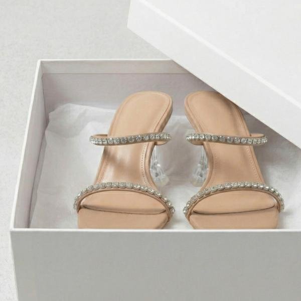 Transparent Heeled Shoes