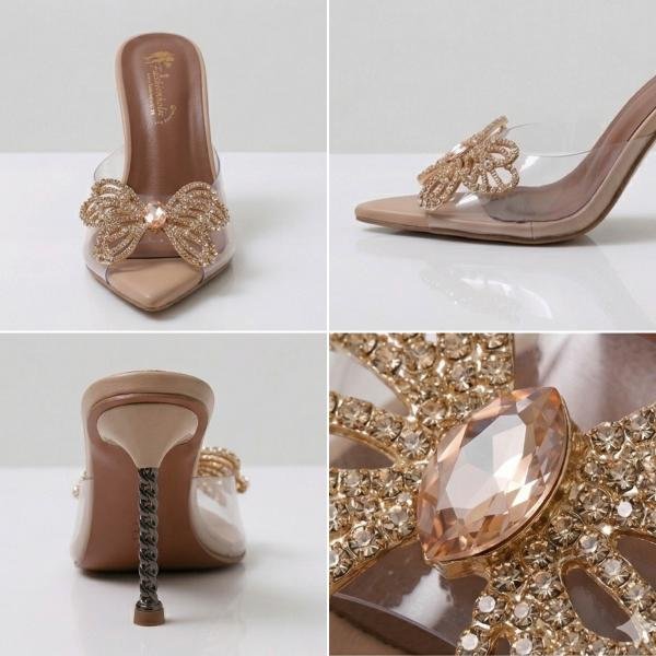 Butterfly Transparent Sandals