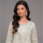 Mint Pearl Embroidered Luxury