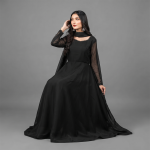Midnight Grace Flowing Frock