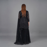 Midnight Mirror Elegance Sharara
