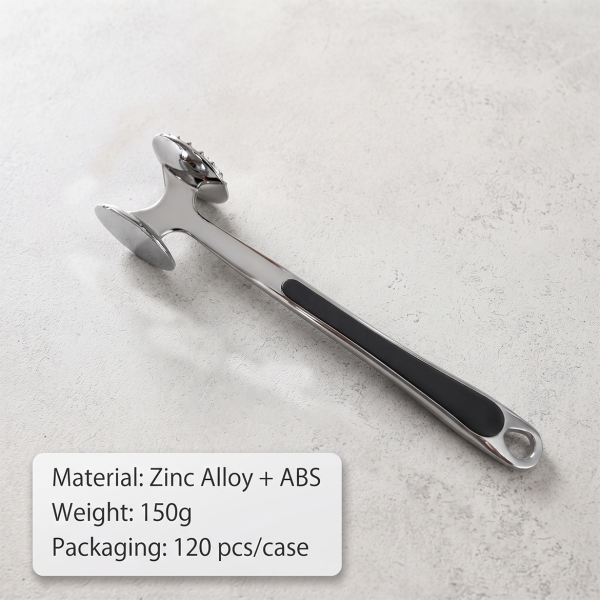 Kitchen Meat Hammer Solid Steak Hammer Steak Beating Tendon Breaking Hammer Tender Meat Hammer Household Loose Meat Hammer Double-sided Meat Hammer