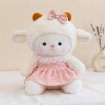 New Cute Morning and Evening Little Woolen Plush Toys, Trendy Dolls, Girls' Sleeping Pillows, Doll Gifts