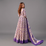 Lavender Bloom Floral Frock