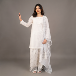Ivory Grace Embroidered Kurta Set