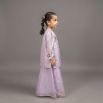 Lilac Embellished Kurta & Palazzo