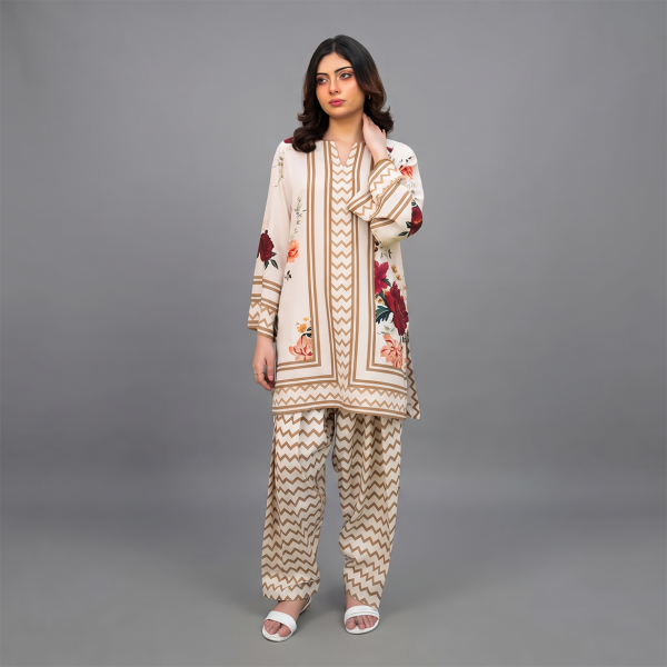 Ivory Blossom Printed Co-Ord Set