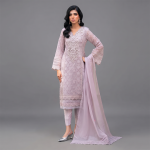 Deep Purple Embroidered Suit