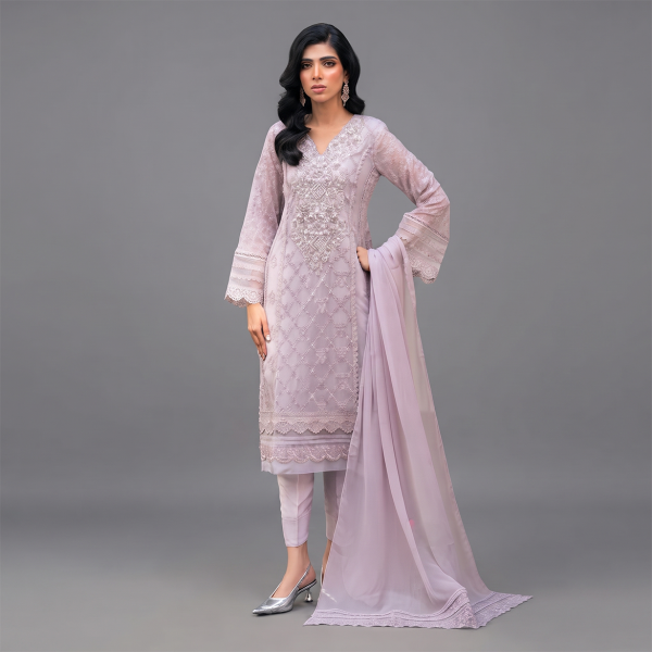 Deep Purple Embroidered Suit