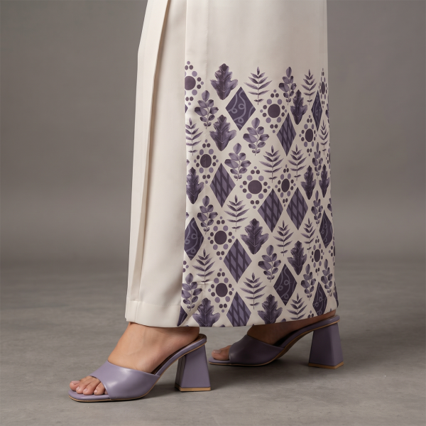 Lavender Royale Printed Suit
