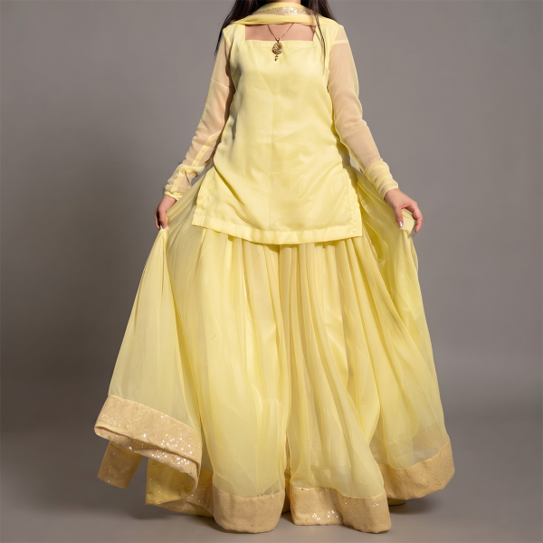 Pastel Sunshine Yellow Suit