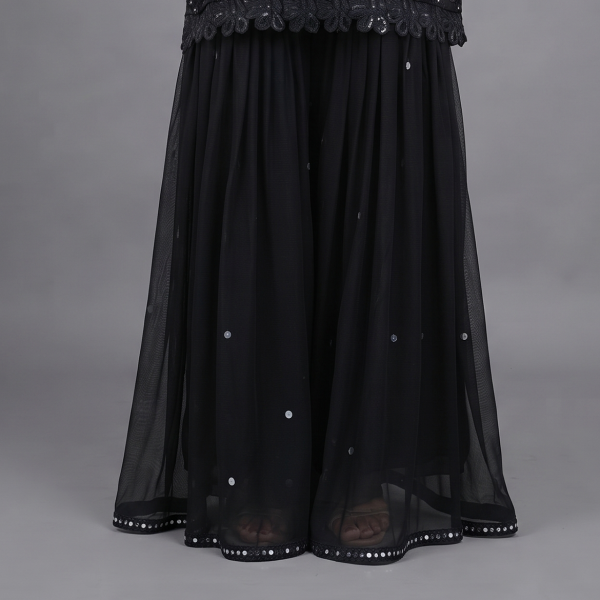 Midnight Mirror Elegance Sharara