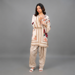 Ivory Blossom Printed Co-Ord Set