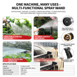 Rechargeable Lithium Battery Water Pump for Watering Vegetable Gardens in Rural Areas, Agricultural Irrigation, Outdoor Watering Machine