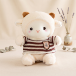 Online celebrity cute pork lamb doll gift box graduation season doll plush toy gift for girlfriends birthday gift for girls