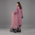 Dusty Rose Noir Embellished Suit Set