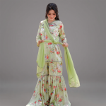 Sage Bloom Floral  Suit