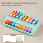 Children's eight-tone accordion happy xylophone baby music educational enlightenment toys baby piano