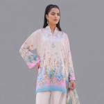 Serene Pastel Floral Three-Piece Suit