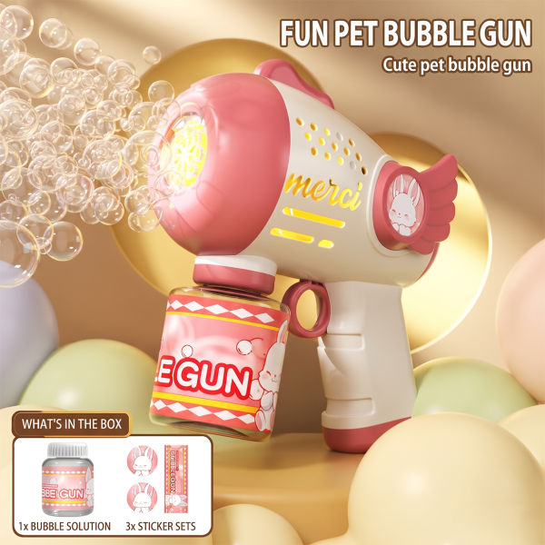 Astronaut Holding a Bubble Gun, Popular Electric Bubble Machine, Fully Automatic Wand, Park Stall Children's Toy