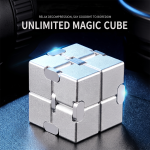 Unlimited Rubik's Cube Varied Decompression Artifact Adult Decompression Metal Alloy Cube Finger Toy