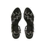 Black Embellished Heels for Women – Elegant Party Wear