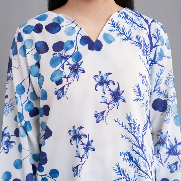 Blue Porcelain Bloom Suit