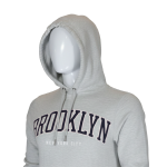 100 Fit Grey Brooklyn Hoodie