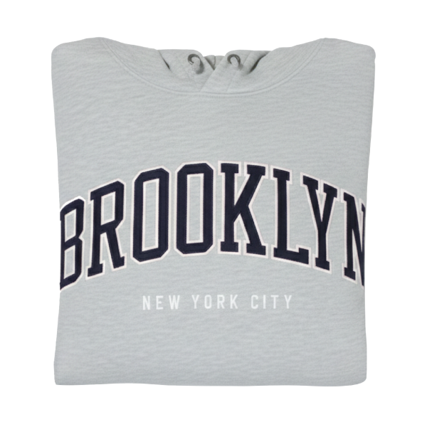 100 Fit Grey Brooklyn Hoodie