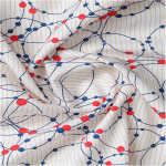 Cream Curve Printed Casual Shirt