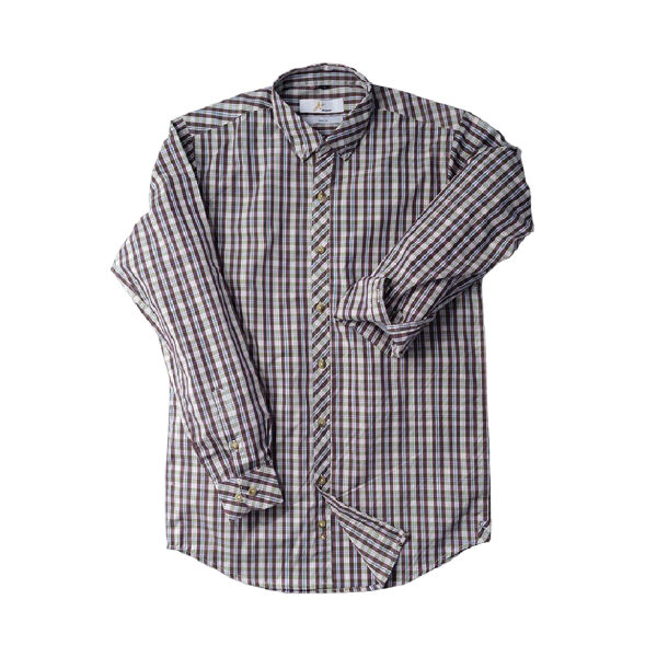 Light Red Green Tartan Casual Shirt