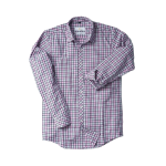 Light Purple Plaids Casual Shirt