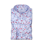 Purple Curve Printed Casual Shirt