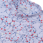 Purple Curve Printed Casual Shirt