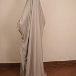 Ruffled Cuff Hooded Jilbab – Parisian Taupe Two-Piece Set